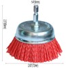 FPPO 3Pcs 3 Inch Assorted Cup Brushes Abrasive Wire Nylon