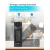 BLACK+DECKER Oscillating Ceramic Desktop Heater with Remote with Adjustable Thermostat,