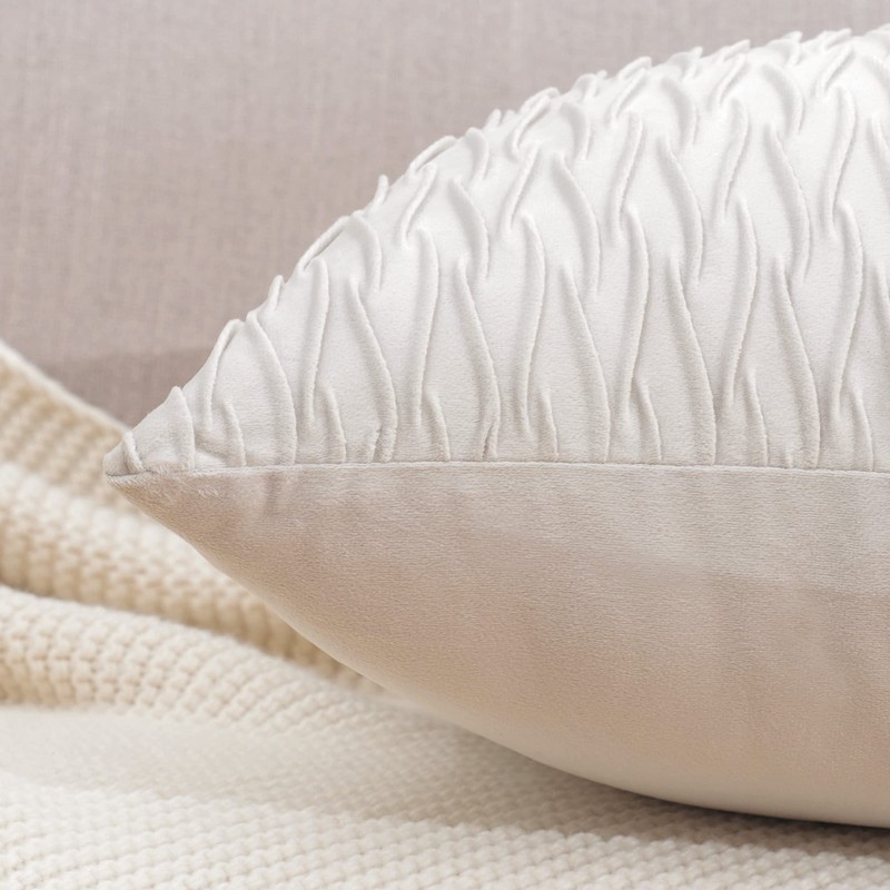 Madizz Pack of 2 Super Soft Velvet Decorative Cushion Covers