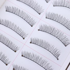 Healeved 60 Pares Pestañas Postizas De Hilo De Algodón Suaves Hechas a Mano Pestañas Naturales Largas Para Maquillaje Diario Y Fiestas                