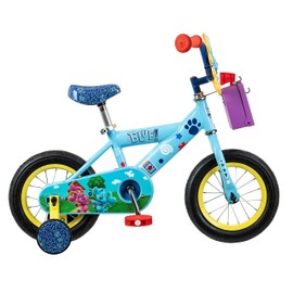 Nickelodeon Blue's Clues & You! Kids Bike, 12-Inch Wheels, Boys and Girls Ages 2-4 Year Old, Removable Training Wheels, Blue