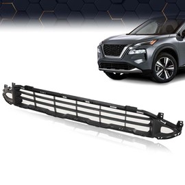 PIT66 Front Lower Bumper Grille Compatible with 2021 2022 Nissan Rogue 62254-6RR0A