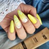 Slim Nail Files Half Moon Emery Boards for Acrylic Gel