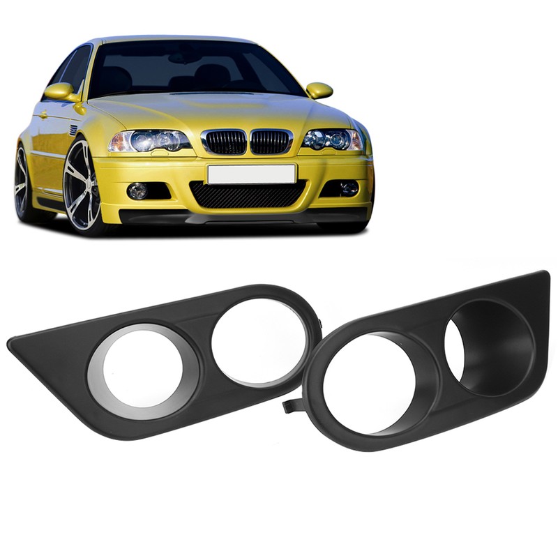 Pair of Front Bumper Fog Light Covers Trim 51112695256 Fit