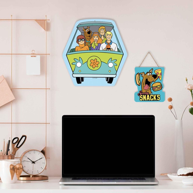 Scooby-Doo Snacks Hanging Wood Wall Decor - Fun Scooby-Doo Sign