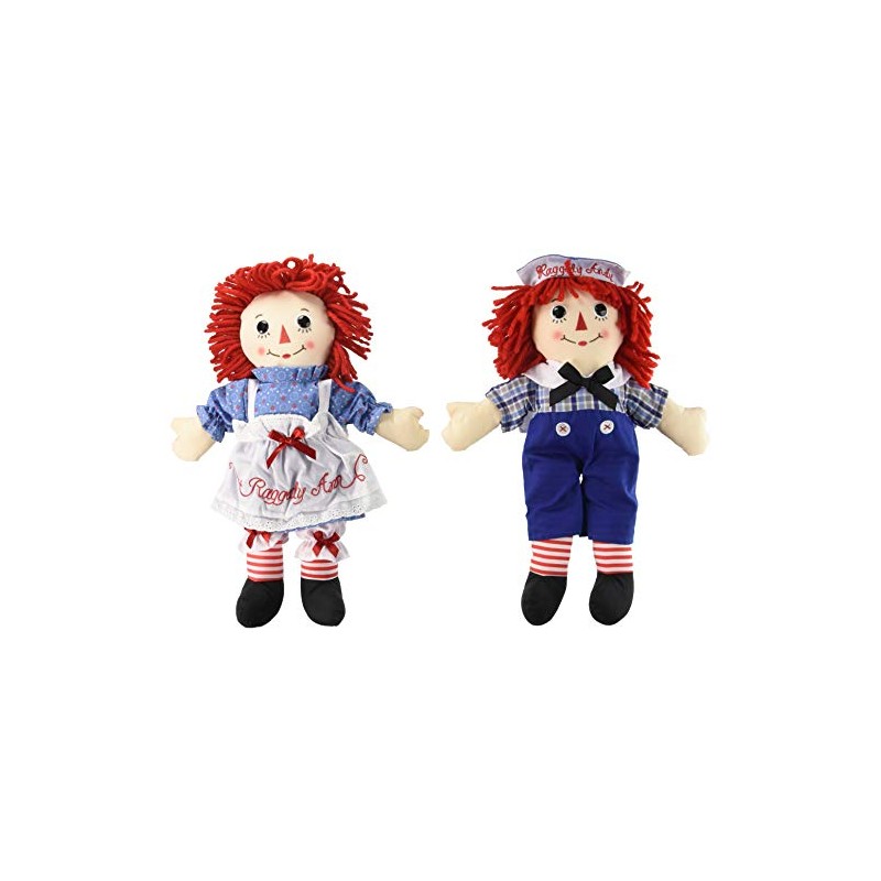 Bundle of 2 Aurora Dolls - Large 16'' Classic Raggedy