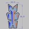 BYEMTTY 3D Traction Pad Tank Kit Compatible with BWM S1000RR