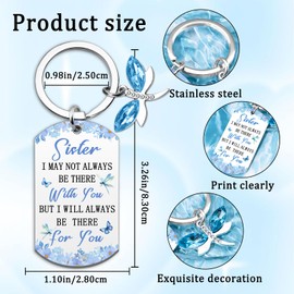 Celunux Christmas Gifts For Sisters From Sisters Adult Sister Keychain Sibling Gifts For Women Little Sis Gift From Big Sis Best Sister Ever Stockings Stuffers Dragonfly Gift For Women Friends