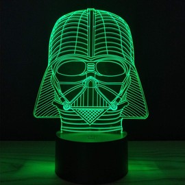 3D Illusion Platform Night Lights Touch Switch 7 Color Change USB Power LED Desk Lamp for Home Decorations or Holiday Gifts