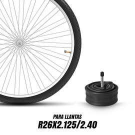 Piago Cámara para Bicicleta R20 24 26 29 X 2.125-2.40 Va 48mm