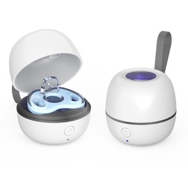 StarWin Pacifier Sanitizer Portable, UV Pacifier Case On The Go, Newborn Pacifier Holder Mini Storage Case for Travel, Keep's Baby's Binkies Clean