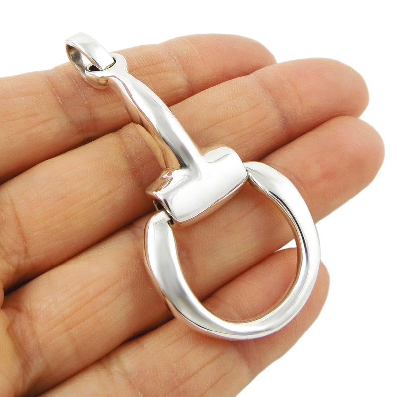 The Mexican Collection Large Horsebit Snaffle Hallmarked Solid 925 Sterling