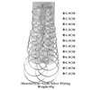 12 Pairs Hoop Earrings Set Big Circle Earring Fashion Jewelry