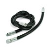 Best Divers Frusta Standard/Gomma, Manometro 80 cm, 7/16 f, 7/16