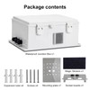 Namunanee Outdoor Electrical Junction Box, ABS Water Resistant Enclosure with