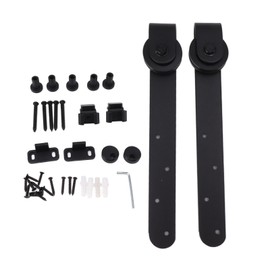 Barn Door Hardware Kit Mini Quiet Slide Easy to Install Carbon Steel Sliding Door Pulley Track Kit for Door Closet