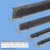 COUMENO Strong Adhesive Brush Weather Stripping,0.9in (T x 0.4in (W)