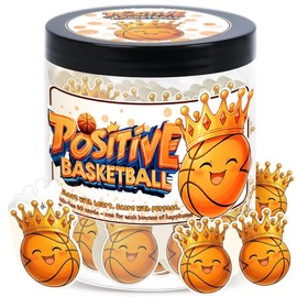 Positive Basketball Jar With 60 Affirmation Cards, Emotional Support Basketball, Basketball Gift For Teen Boys Girls And Men, Coach, Christmas Gifts, Stocking Stuffers For Teen Boys
