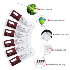 Proamate Tattoo Cream Scar Repair Gel, Microblading Aftercare Ointment Vitamin A&D Anti Scar Tattoo Aftercare Cream for Makeup Microblading and Tattoo Healing Supplies (White 10 PCS/Pack)