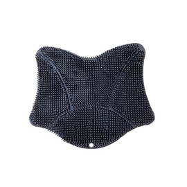 Nazarian's Wall-mounted Silicone Shower Foot Scrubber - Back Scrubber for Shower Perfect for Feet & Body - Soft Bristles Shower Mat - Bathroom Scrubber with Butterfly Shape Design