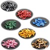 Star Spoke Aluminum Color (Pack of 72) Black/#14 (14AL-BK)