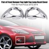 Pair of Front Bumper Fog Light Fog Lamp Bezel Cover
