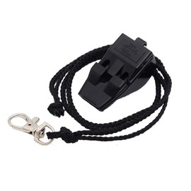 ACME Emergency and signal whistle Tornado T2000 with whistle band (black/black).