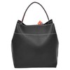 Womens Faux Leather Handbag Shoulder Tote with Cosmetics Bag Willow