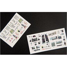Leskit 1/48 McDonnell Aircraft F-4B Phantom 2 Interior 3D Decal (For Tamiya) Plastic Model Decal RSKK48027