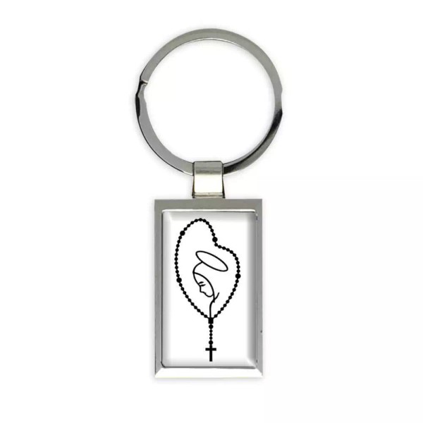 Mary Rosary : Keychain Gift Catholic Religious Virgin