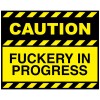 4” Fuckery Sticker Sense Caution Trouble Joke Funny Novelty Prank