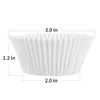 Caperci Standard White Cupcake Liners 500 Count, No Smell, Food