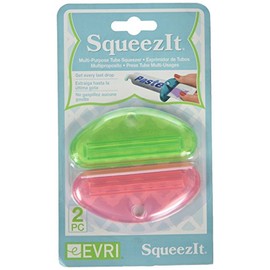 Evriholder Squeeze It Assorted Color Multipurpose Tube Squeezer, Set of 2, Color May Vary