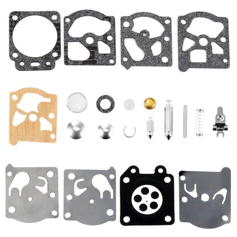 Yingshop 5pc Carburetor Diaphragm Gasket Rebuild Repair Kit Compatible for
