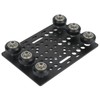 Universal Aluminum Gantry Plate,Gantry Plate with Pulleys for 20-80mm V