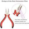 JFFX Microlinks Hair Extensions Tools Kit Plier - Pulling Hook