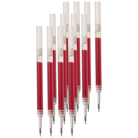 Pentel Refill Ink for EnerGel 0.7mm Needle Tip Liquid Gel Pen, Pack of 12, Red Ink (LRN7-B-12)