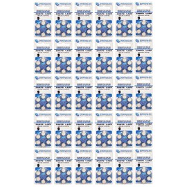 Premium Batteries Size 675, ZA675, PR44, P675 1.45V Zinc Air Hearing Aid Batteries Blue Tab (180 Batteries)