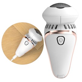 YUYTE Electric Foot Grinder,Vacuum Callus Remover,Foot Pedicure Tool,Rechargeable Foot File 2 Speed for Dead Skin Powerful Exfoliation with 2 Grinding Heads
