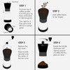 Primula Manual Adjustable Burr Coffee Grinder-Ceramic Mill & Brushed Stainless