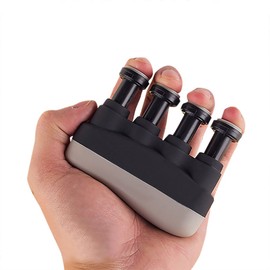 NUZAMASフィンガートレーナー、ギターピアノフィンガーエクササイザー、ハンドストレングストレーナーテンションエクササイザーグリップ、調節可能なストレングス