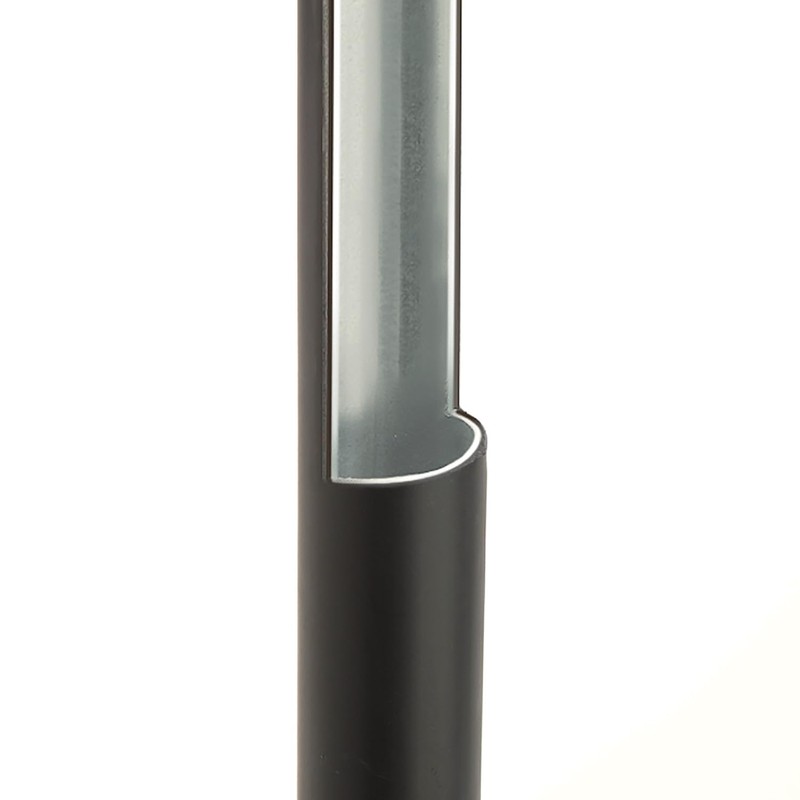 Suncast 27” Steel Core Snow Pusher with Curved Blade, D-Grip