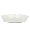 10 Strawberry Street Delano Ruffled Pie Dish, White