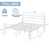 VECELO 14" Full Bed Frame,Full Size Metal Platform Bed Frame