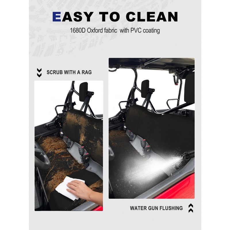 ZIDIYORUO Dog-Proof Seat Covers for Honda Pioneer 1000-5(Front Seat Only),