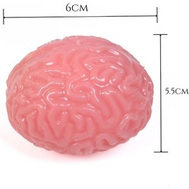 YOYOSTORE 1Pcs Fake Brain Splat Ball Stress Sensory Funny Toy