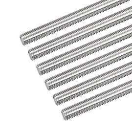 QUARKZMAN Pack of 6 Threaded Rods M10 x 160 mm Fully Threaded Rod 304 Stainless Steel V2A Threaded Rods A2 Metric Threaded Bolts VA Threaded Rod Right Thread Threaded Screws Fully Threaded Rods
