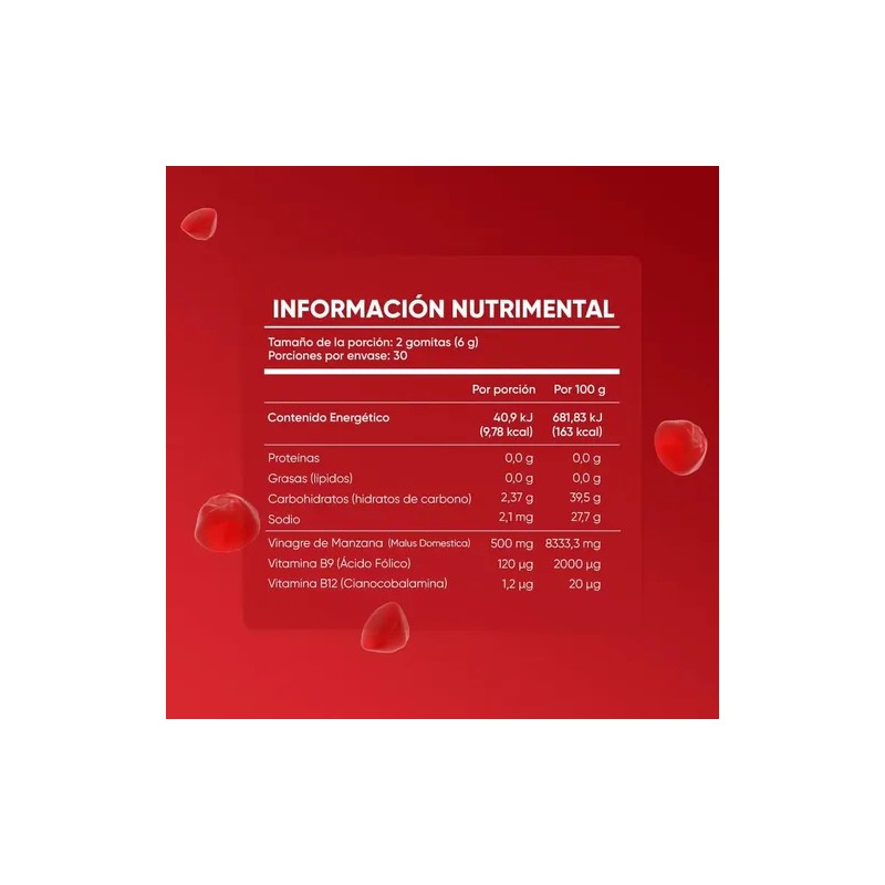Goli Vinagre De Manzana 60 Gomitas
