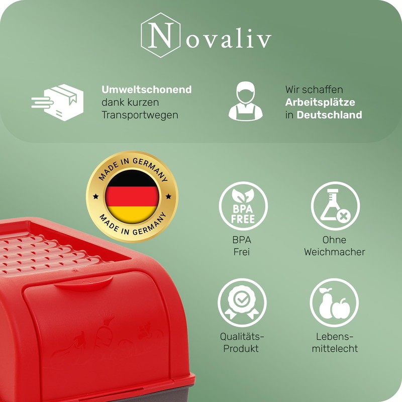 Novaliv Vegetable Box Potato Storage Container 3.5 L to 9