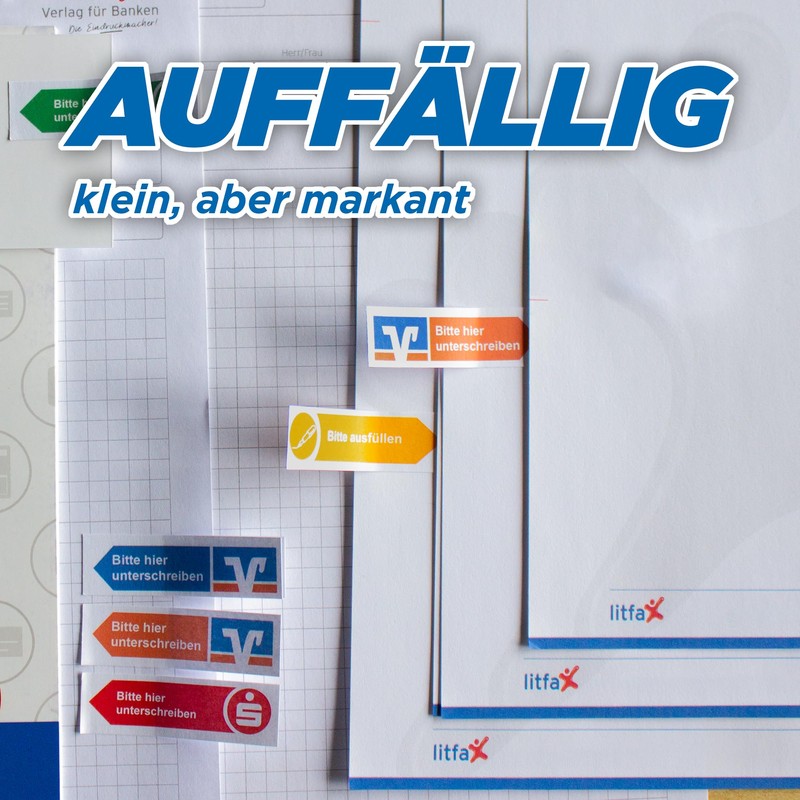 Litfax 10 Sticky Notes 10 x 100 Sheets Sticky Notes